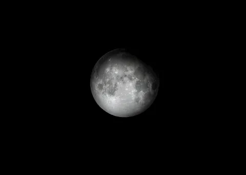 Moon in space